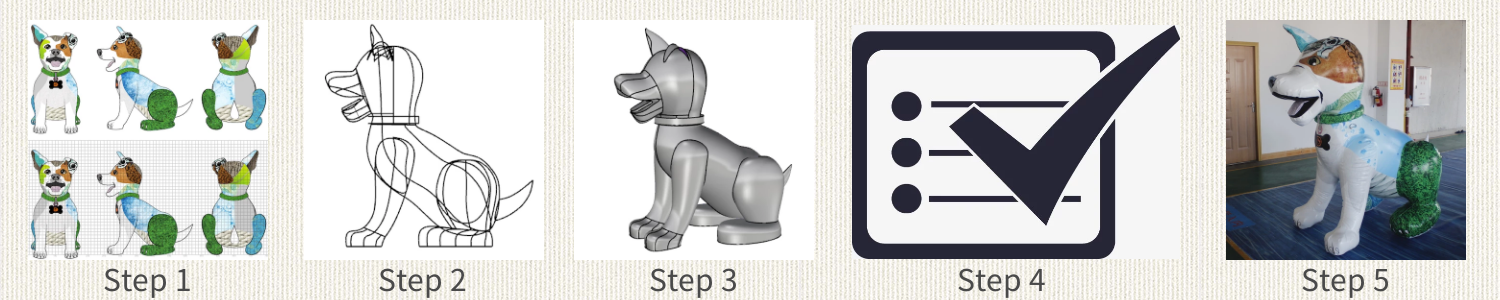 How to custom make inflatable