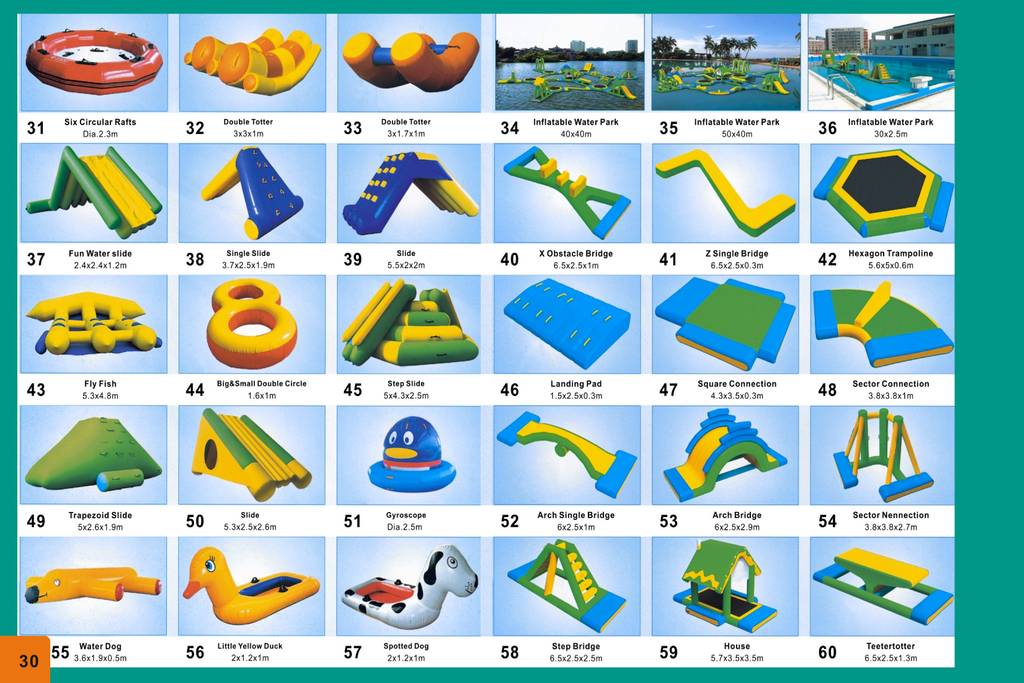 Inflatable water games