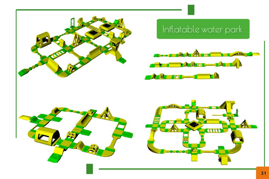 Inflatable water games
