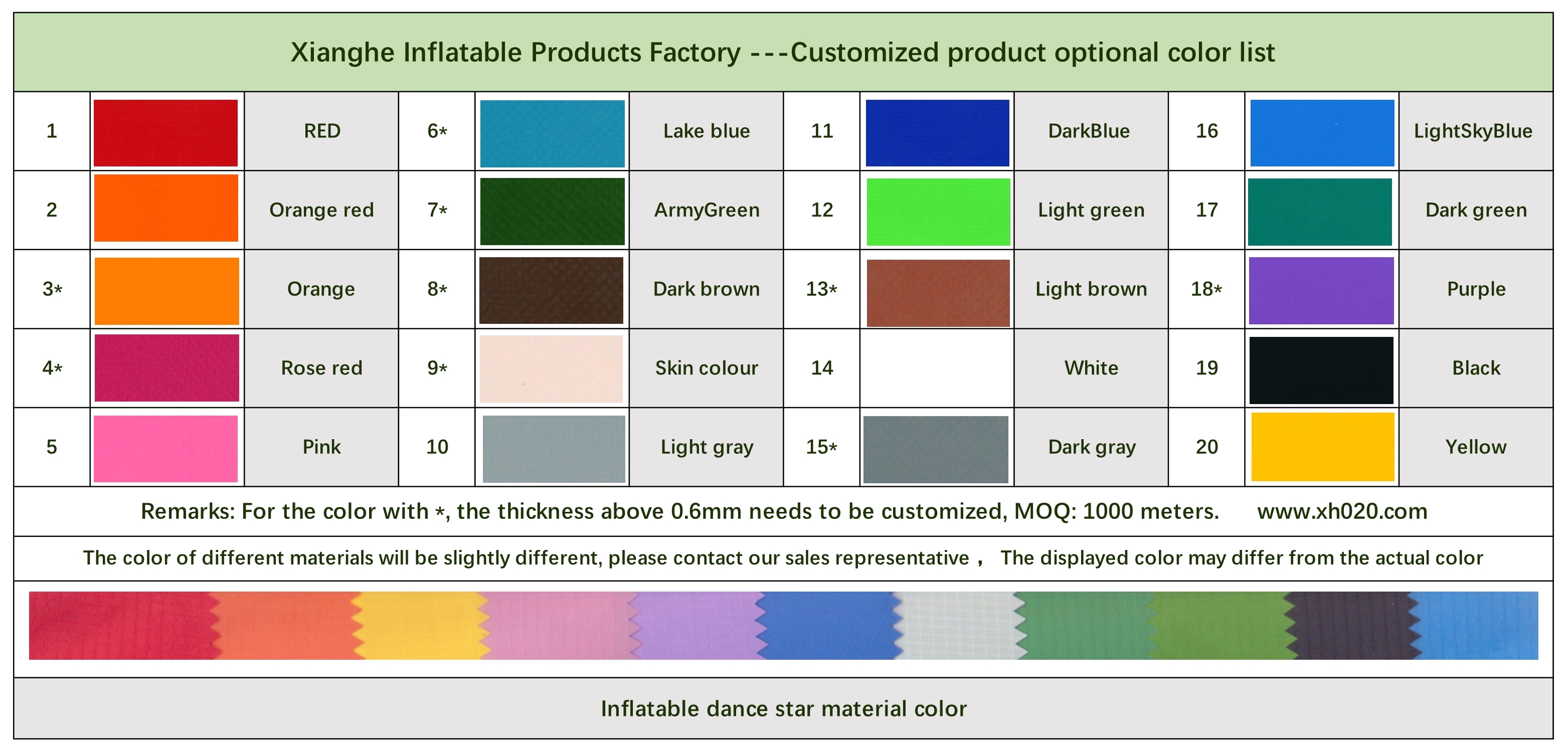 color card