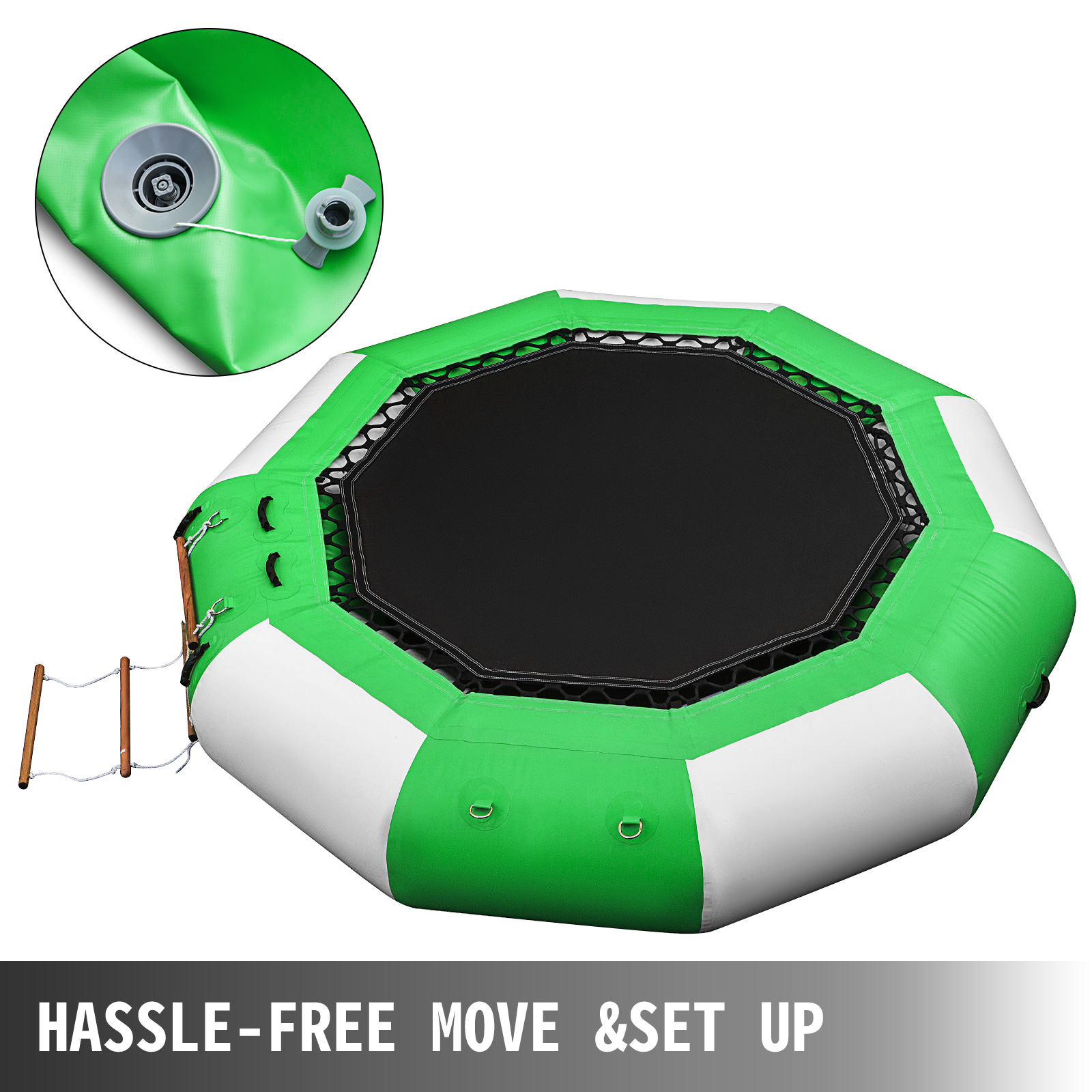 Water trampolines