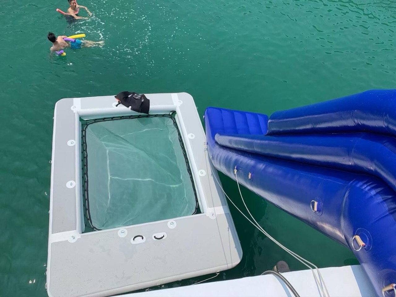 ocean pool with net