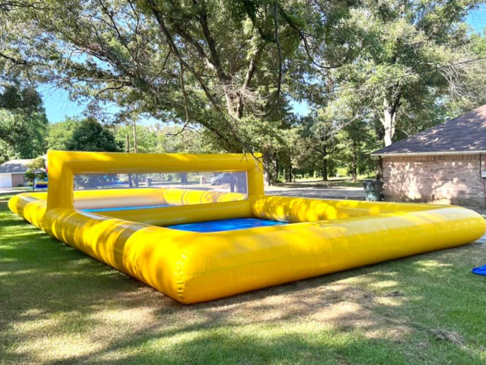 Inflatable Volleyball Pool Court