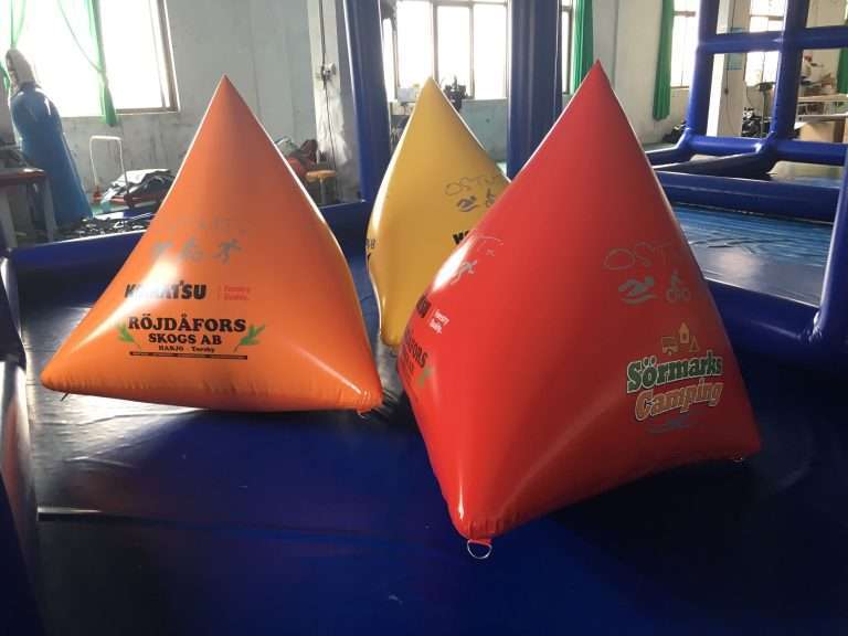 Inflatable Triangle Buoy for Triathlon Races