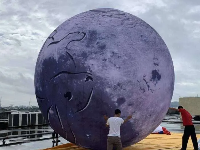 inflatable moon