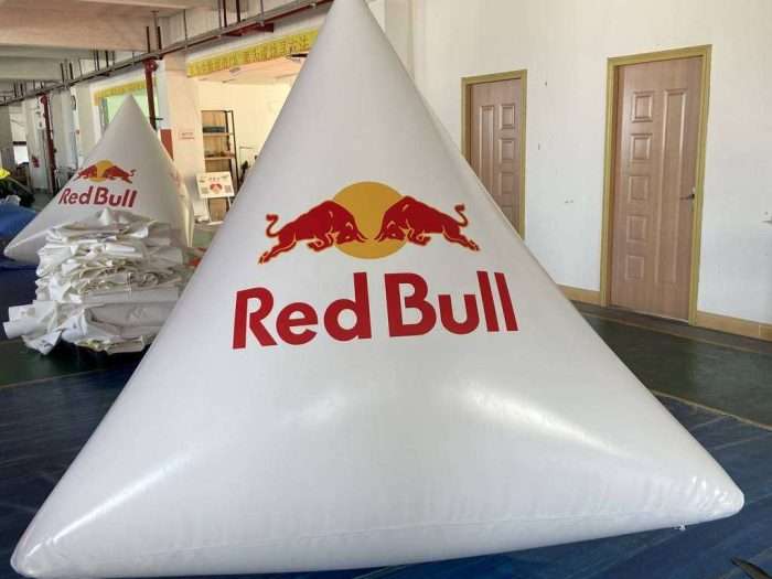 Custom Printed Inflatable Triangular Buoy for Brand Events & Water Markers