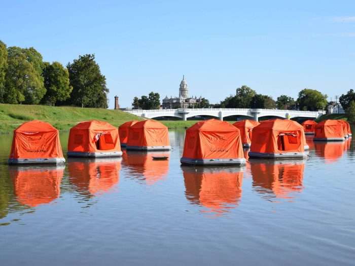 Floating Inflatable Tents
