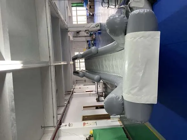 Custom for Wholesale 3 6m grey inflatable yacht slide, factory top view